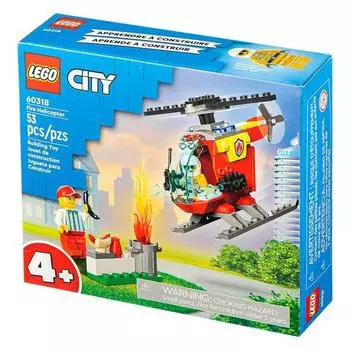 LEGO City 60318 Пожарный вертолет, разноцветные