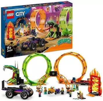 LEGO City 60339 Трюковая арена с двумя петлями