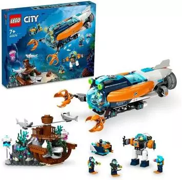 LEGO City 60379 Подводная лодка исследователя морского дна