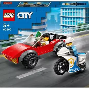 LEGO City 60392 Погоня на полицейском велосипеде, разные цвета
