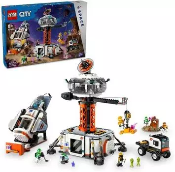 LEGO City 60434 Космическая станция и площадка для запуска ракеты