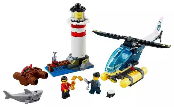 LEGO City Элитная полиция арестовывает на маяке 60274