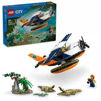 LEGO City Jungle Exploration Гидросамолет Игрушка Подарок на день рождения Блок Образовательный Рождество Мальчики Девочки Дети 6 лет 7 лет 8 лет 9 лет