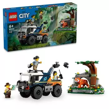 LEGO City Jungle Exploration Truck Toy Подарок на день рождения Блок Образовательный Рождество Мальчики Девочки Дети 6 лет 7 лет 8 лет 9 лет