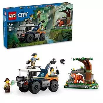 Lego city jungle research off road truck toys игрушка подарок на день рождения блок Образовательный образование мальчик девочка ребенок 6 лет 7 лет 8 лет 9