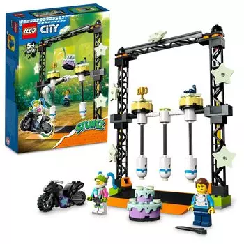 LEGO City Knockdown Stunt Challenge 60341 Игрушечный блок Подарочная машина Машина Мальчики Девочки Возраст 5+