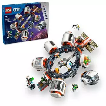 LEGO City Модульная космическая станция Игрушки Подарок на день рождения Блок Рождество Мальчики Девочки Дети 7 лет 8 лет 9 лет Начальная школа