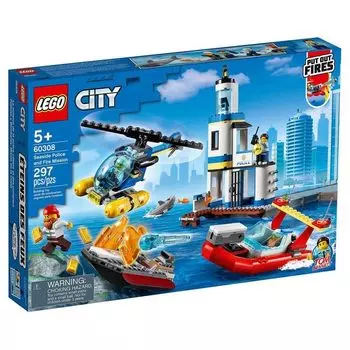 LEGO City Побережье и пожарная миссия 60308