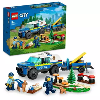 LEGO City Police Dog School Toys Present Birthday Blocks Educational Christmas Boys Girls Children 5 Years Old 6 Years Old 7 Years Old 8 Years Old Tow