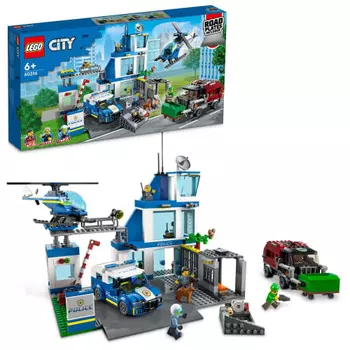 LEGO City Police Station Toy Gift Birthday Block Educational Christmas Boys Girls Kids 6 Years Old 7 Years Old 8 Years Old 9 Years Old City Bui