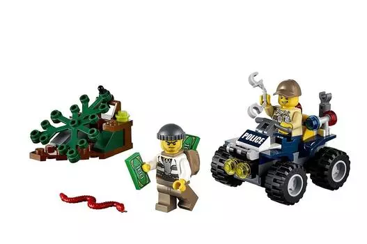 Lego city полицейская машина 60065 внедорожная