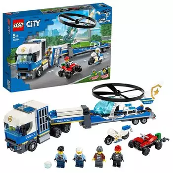LEGO City Полицейский вертолетный транспорт 60244