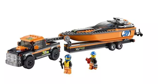LEGO City Power Boat and 4WD Carrier 60085