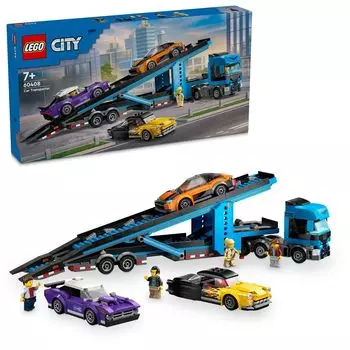 LEGO City Sports Car Transport Vehicle Toy Toy Gift Birthday Block Christmas Boys Girls Children 7 Years Old 8 Years Old 9 Years Old Elementary