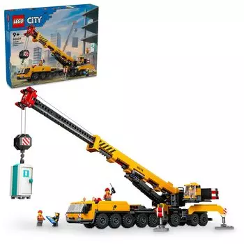LEGO City Желтый грузовик-кран Игрушка Подарок на день рождения Блок Рождество Мальчики Девочки Дети 9 лет 10 лет 11 лет Ученик начальной школы