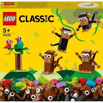 LEGO Classic 11031 Обезьянка в сборе, разные цвета