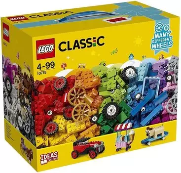 LEGO Classic Idea Parts 10715 Образовательная игрушка-конструктор для девочек и мальчиков Tire Set