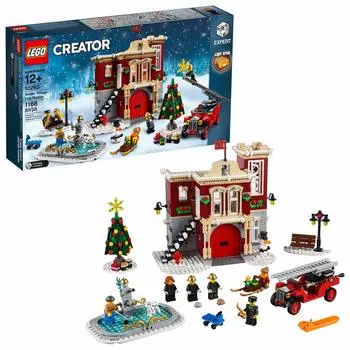 LEGO Creator Expert Пожарная станция Зимняя деревня 10263 Строительный новый набор 2019 года,