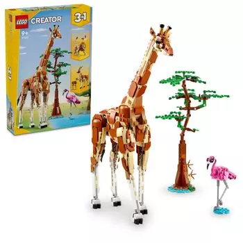 LEGO Creator Expert Safari Животные Игрушки Подарок День рождения Блок Рождество Девочки Мальчики Дети 9 лет 10 лет 11 лет Начальная школа
