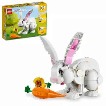 LEGO Creator Expert White Rabbit Toy Present Birthday Block Christmas Girls Boys Children 8 Years Old 9 Years Old 10 Years Old Elementary School Stude