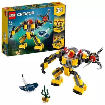 LEGO Creator Undersea Investigation Robot 31090 Развивающая игрушка-конструктор для девочек и мальчиков