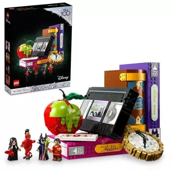 LEGO Disney 100 Disney Villains Icon Рождественский подарок Рождество 43227 Игрушка Блок Подарок Фэнтези Девочки Взрослые