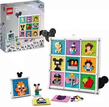 LEGO Disney 43221 100 лет культовых диснеевских мультфильмов