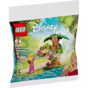 Lego disney aurora forest детская площадка 30671 сумка
