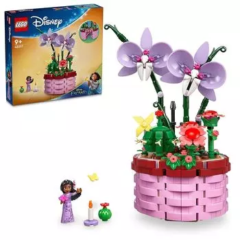 Lego disney isabella цветочный горшок игрушки игрушка подарок на день рождения блок Рождество девочка мальчик ребенок 9 лет 10 лет 11 лет Начальная школа