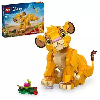 Lego disney король лев малыш симба игрушки игрушка подарок на день рождения блок Образовательный образование девочка мальчик ребенок 6 лет 7 лет 8 лет 9 лет