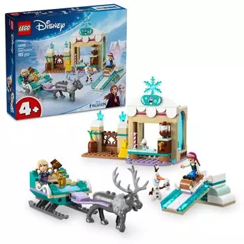 LEGO Disney Princess Anna and the Sleigh Adventure Toy Подарок на день рождения Блок Образовательный Мальчики Девочки Дети 4 года 5 лет 6 лет