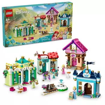 LEGO Disney Princess Disney Princess Town Adventure Toy Игрушка Подарок на день рождения Блок Образовательный Рождество Девочки Мальчики Дети 6 лет 7 лет 8