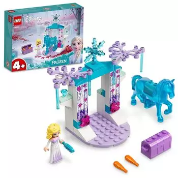 LEGO Disney Princess Elsa and Ice Stable 43209 Игрушечный блок Подарок Кукла Кукла Принцесса Принцесса Животное Животное Девочки 4 года и старше Knock s
