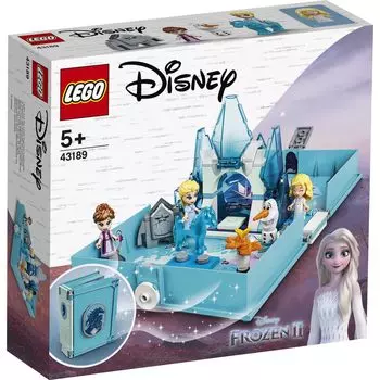 LEGO Disney Princess Frozen 2 и 43189 Toy Block Present Princess Princess Doll Кукла для девочек Возраст Книга историй Эльзы Нок 5+