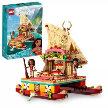 LEGO Disney Princess Moana and the Adventure Boat 43210 Игрушечный блок Present Princess Princess Adventure Девочки от 6 лет и старше