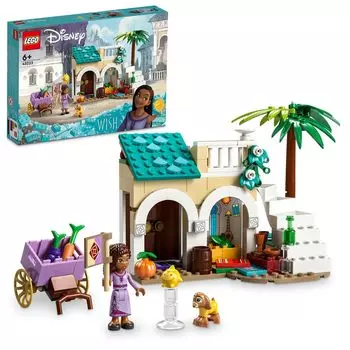 LEGO Disney Princess Rosas Kingdom Town and Asha 43223 Игрушечный блок Present Princess Princess Fantasy Girls 6 лет ~