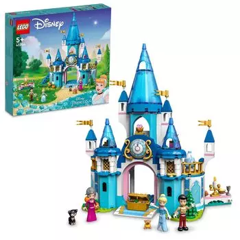 LEGO Disney Princess Золушка и Принц Чудесный Замок Игрушка Подарок На День Рождения Блок Образовательный Рождество Девочки Мальчики Дети 5 Лет 6 Лет