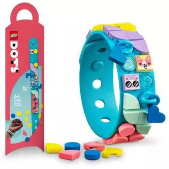 LEGO Dots My Pet Bracelet 41801 Игрушечный блок Подарочные украшения для творчества Мальчики Девочки Возраст 6+