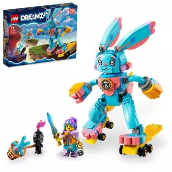 LEGO Dreams Izzy и Usausa Bunchu Игрушка Подарок на день рождения Блок Рождество Девочки Мальчики Дети 7 лет 8 лет 9 лет Начальная школа