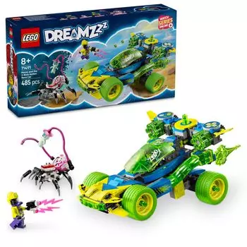 LEGO Dreams Матео и гоночный автомобиль, игрушка, подарок на день рождения, блок, мальчики, девочки, дети 8 лет, 9 лет, 10 лет, начальная школа, ролевые игры