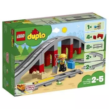 Lego Duplo 10872 железнодорожные пути, ножки и разные цвета