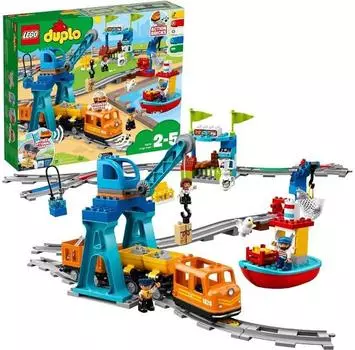 LEGO DUPLO 10875 Грузовой поезд со звуком