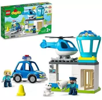 LEGO DUPLO 10959 Полицейский участок и вертолет со звуком