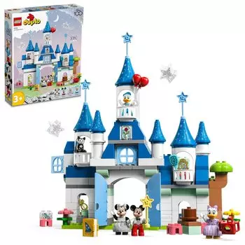LEGO Duplo 3in1 Волшебный замок игрушка подарок на день рождения блок образовательный рождественский мальчики девочки дети 1 с половиной года 2 года 6 лет малыш ролевые игры