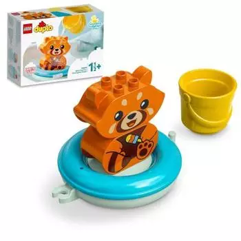 LEGO Duplo Давайте играть в ванной! Красная панда 10964 Игрушечный блок Подарок Младенцу Животное Животное Ванна Мальчики Девочки 1,5 года и старше