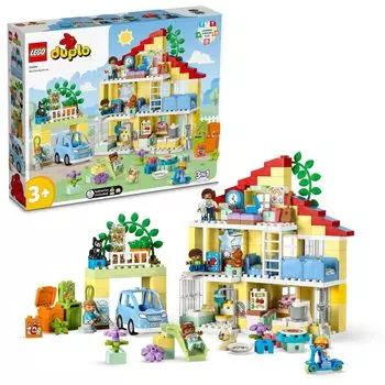 LEGO Duplo Duplo Town 3in1 Игрушки для дома Подарок на день рождения Блоки Образовательные рождественские Мальчики Девочки Дети 1 и 1 год 2 года 6 лет