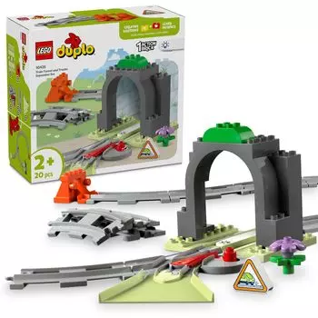 LEGO Duplo Duplo Town Железнодорожные рельсы и туннели Игрушки Подарок на день рождения Блоки Образовательные Мальчики Девочки Дети 1 и 1,5 года 2 года 4