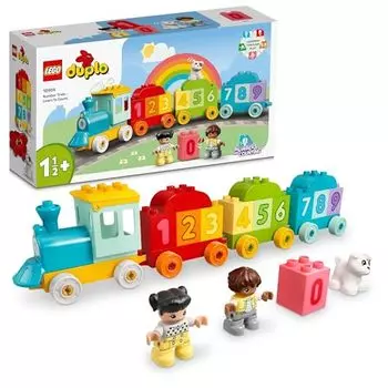 LEGO Duplo First Duplo Kazuasobi Train Toy Подарок на день рождения Блок Образовательный Рождество Мальчики Девочки Дети 1 и 1,5 года 2 года 3 года