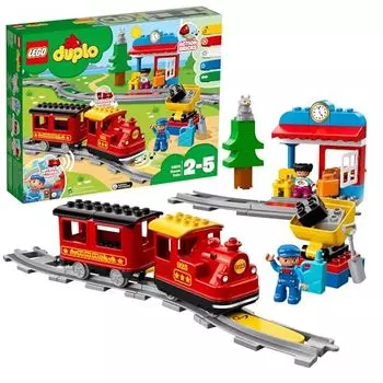 LEGO Duplo Ты — дирижер! Локомотив Push-Go Deluxe Toy Подарок на день рождения Блок Обучающий Рождество Мальчики Девочки Дети 1 с половиной года Ol