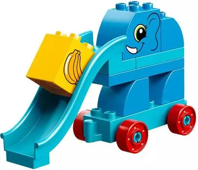 LEGO Duplo Зеленый контейнер Deluxe 10863 Поезд для животных